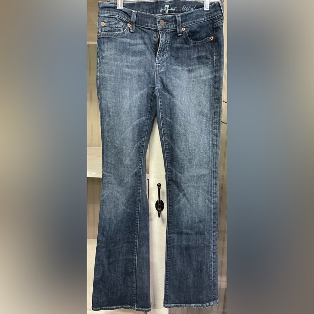 7 For All Mankind Jeans Womens Blue Bootcut Sz 29